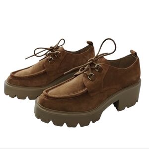 Sam Edelman NY Chunky Platform Monna Lug Leather Loafers Womens 9½ Indie Casual